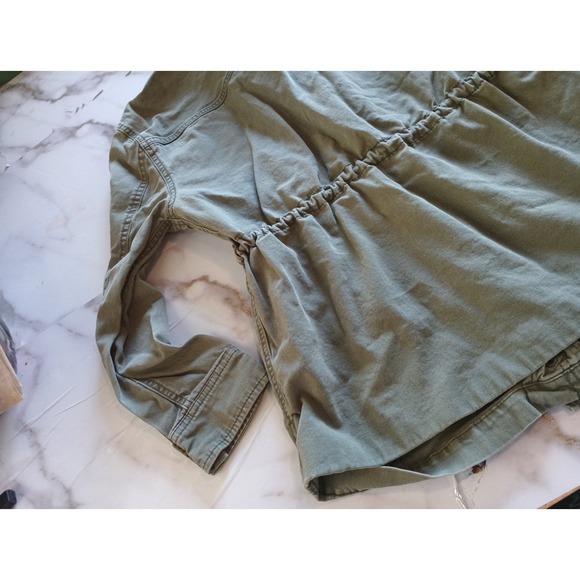 Old Navy Women's Green Cargo Jacket Military Style Size XS Lightweight Utility - Picture 14 of 16